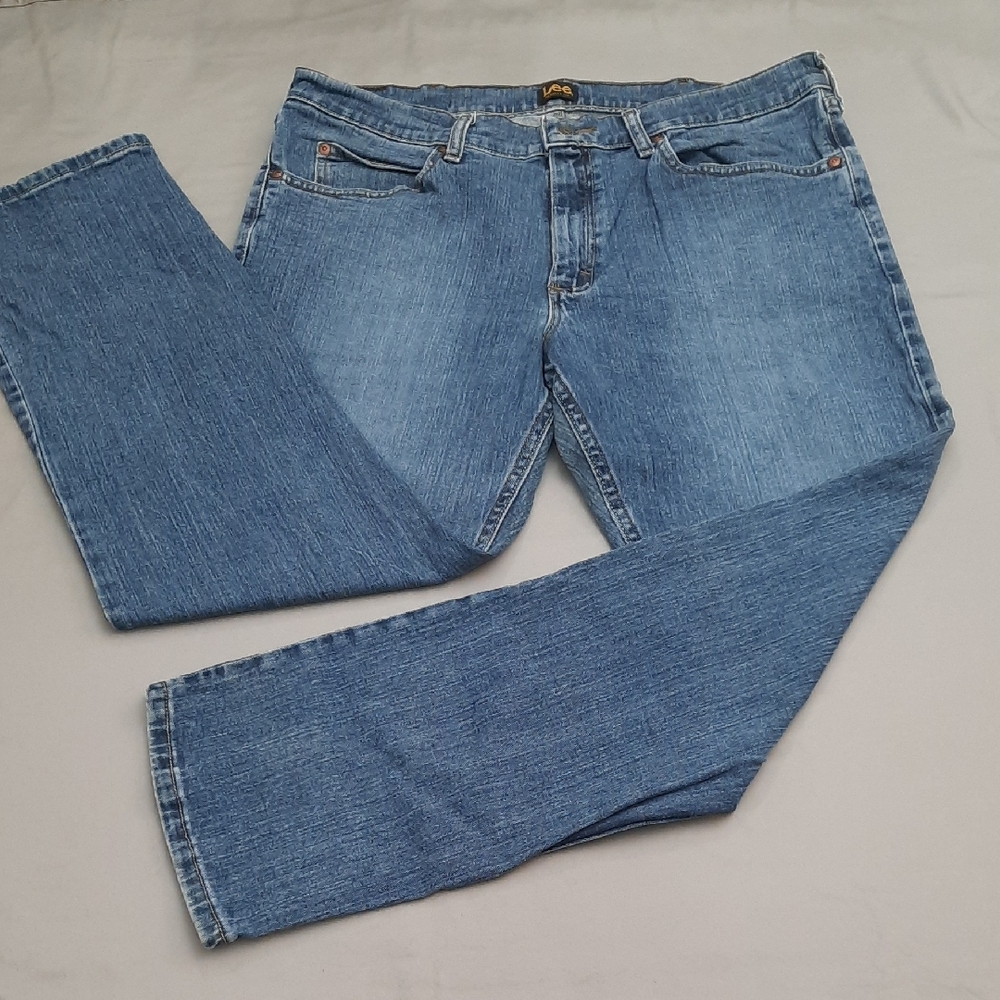 Lee's Denim Jeans with Gold Stitching Size 36X30